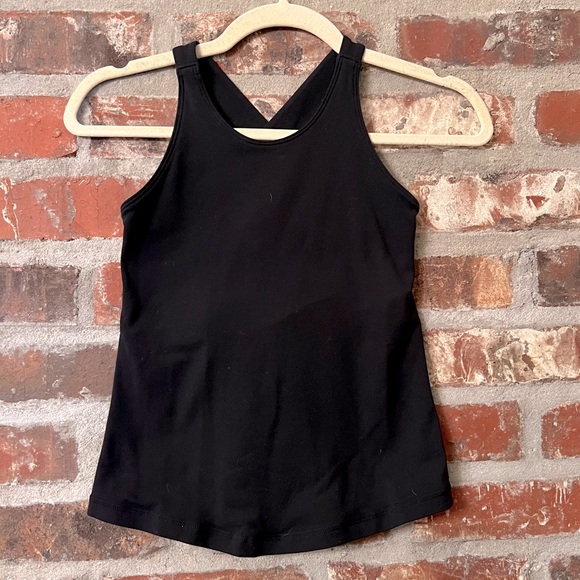 lululemon athletica Tops - Lululemon Athletica Round Neck, Cross Strap Tank Top